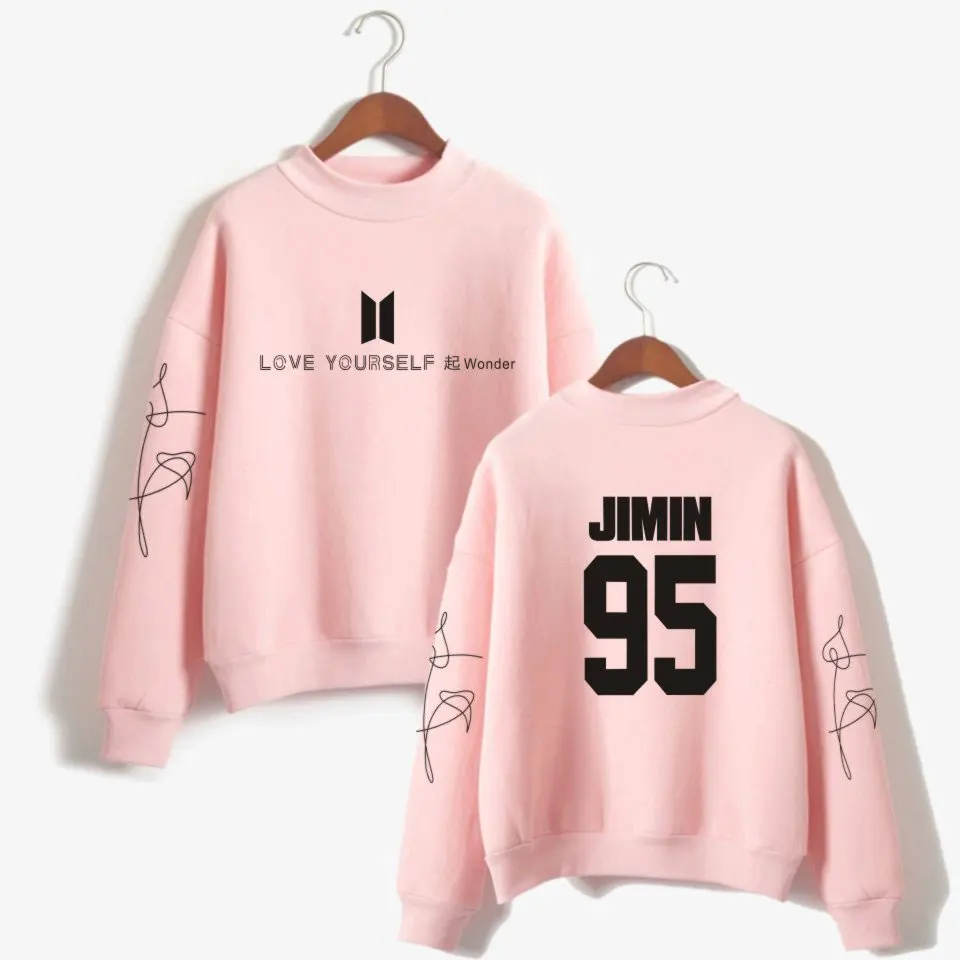2018 BTS любовь Yourelf Bangtan мальчиков Мода хлопок k pop толстовки Для женщин поклонниц