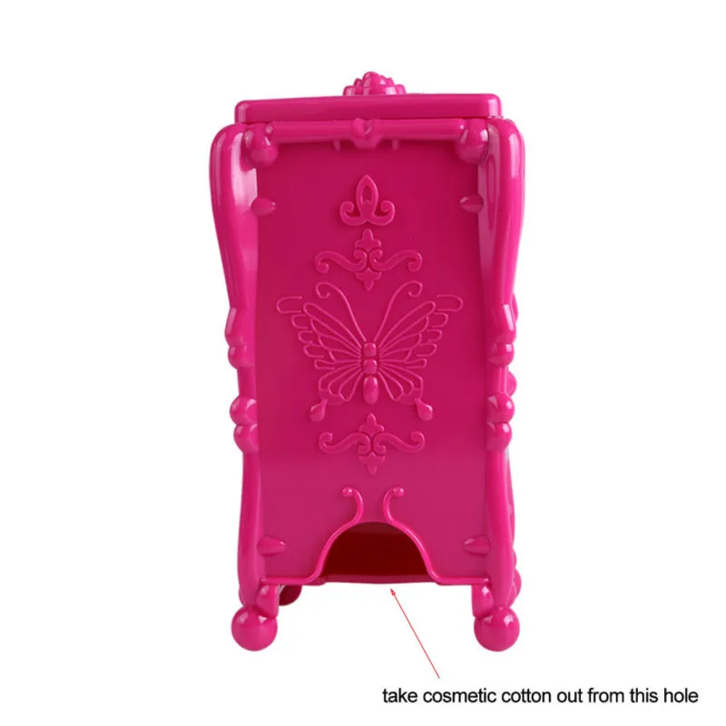 Коробка для хранения полотенец ногтей хлопковый коврик 5 цветов коробка бабочек