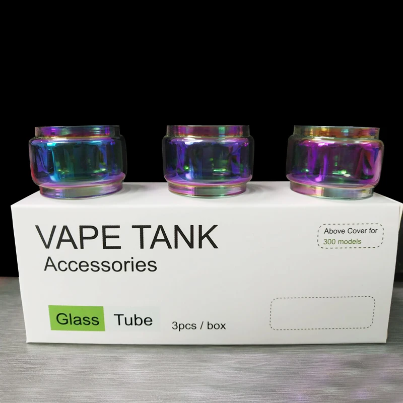 3 шт Высококачественная сменная стеклянная трубка для SMOK Resa Prince Tank 2 мл/7,5 мл Resa Stick Kit