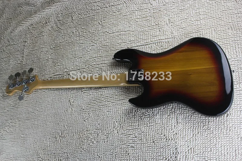 . Бесплатная Доставка Высокое Качество F Jazz Bass 5 Строка Палисандр Гриф Закат взрыв