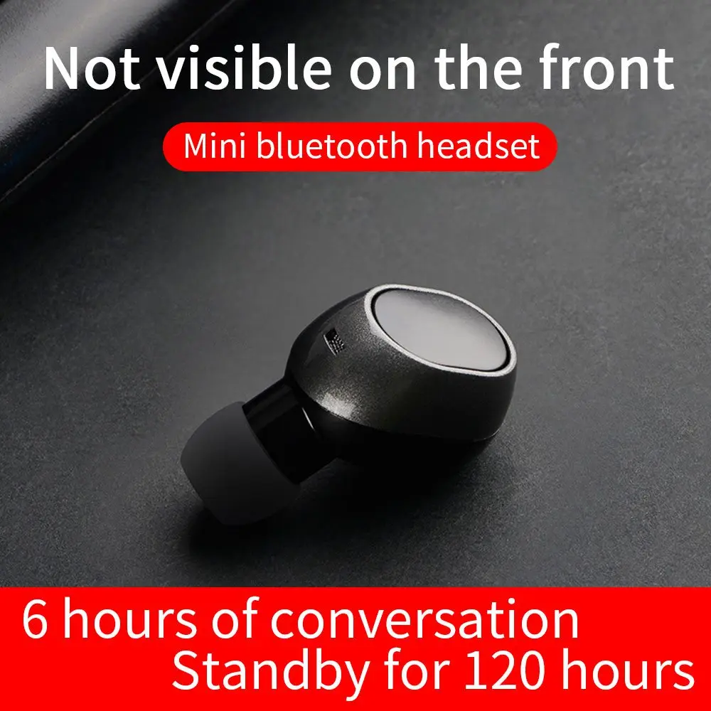 KISSCASE мини беспроводные Bluetooth наушники 3D стерео Беспроводные Руки бесплатно в ухо