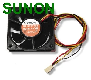 Оригинальный 3 контактный чехол для процессора Sunon KD1206PTS2 6 см 6*6*2 5 60x60x25 мм 6025|case