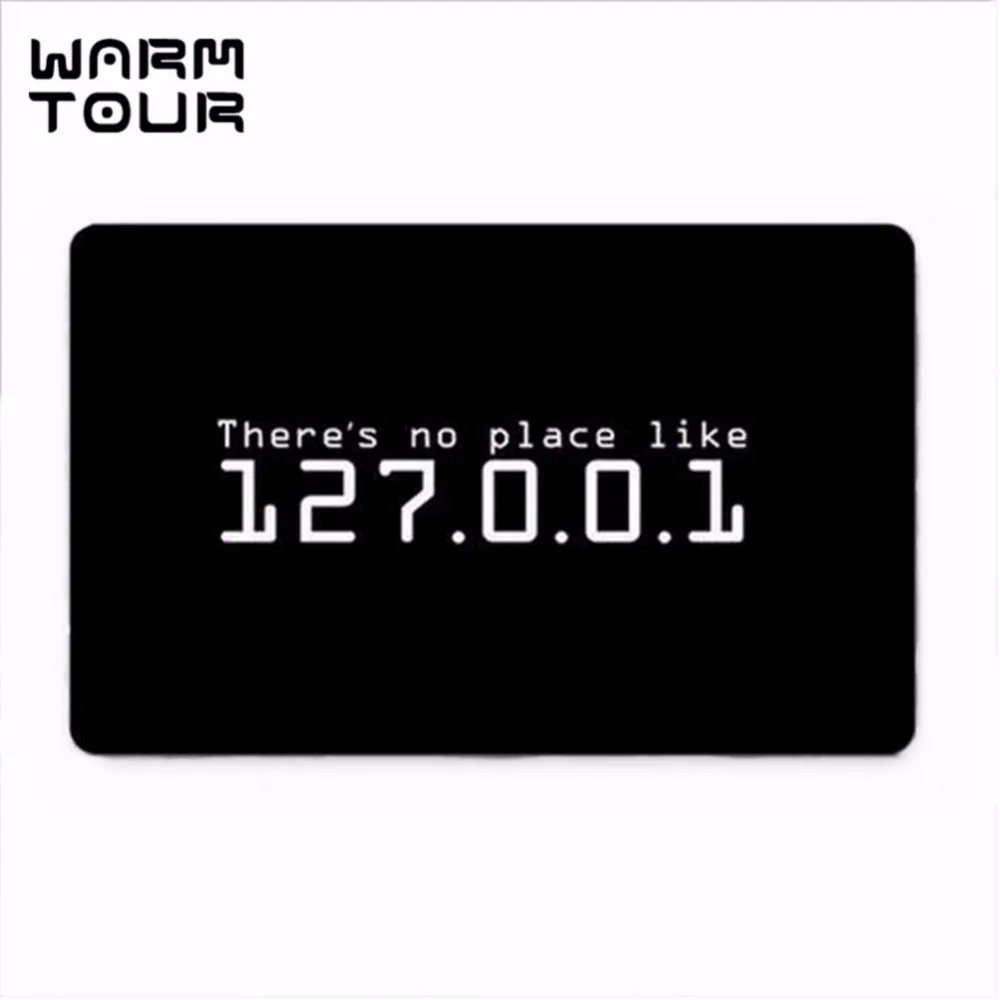 Напольный коврик с принтом не скользящий для дома и улицы размеры 60 Вт x 40 см 127.0.0.1