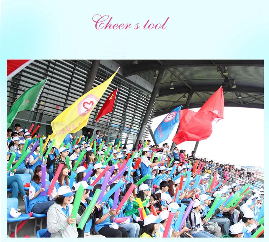

5 pair Cheering Stick Inflatable Sticks Cheer Up Thunder Bang Noise Maker Match KTV Bar Event & Party Suppliers