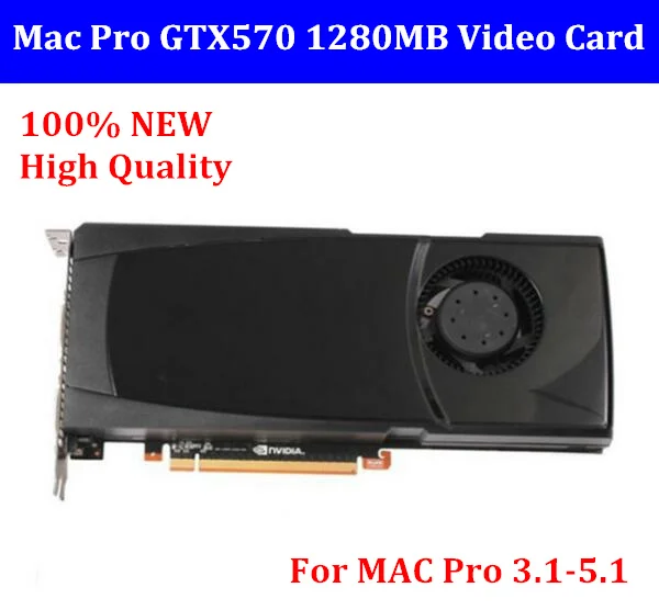 Графическая карта nVidia Geforce GTX570 DDR5 100% оригинальный процессор PCI E 1280 МБ для MAC PRO 3 1 5