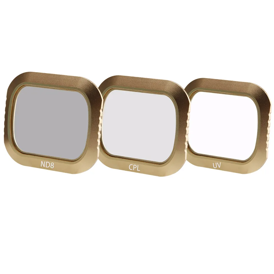 Для Mavic2 Pro фильтр для дрона CPL UV ND 8 16 PL многослойное покрытие пленки камеры набор фильтров для DJI Mavic 2 Pro Аксессуары для Дронов - Цвет: UV CPL ND 8