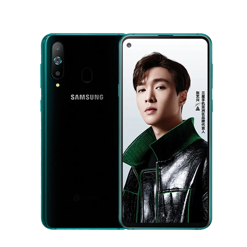 Black Samsung Galaxy A8s смартфон 6,4 дюймов FHD Snapdragon 710 Otca core 6/8 ГБ 128 Три задних камеры 3400 мАч NFC Android сотовый телефон - Цвет: Black