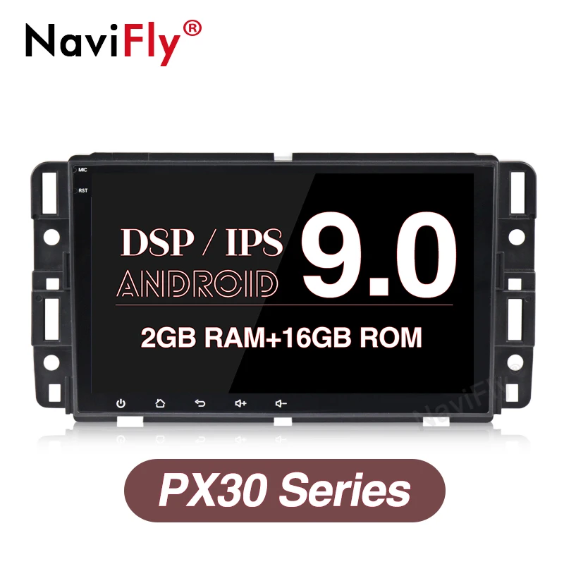 NaviFly Pure Android9.0 IPS DSP автомобильный аудио gps навигатор для Chevrolet Tahoe Traverse BUICK Enclave GMC