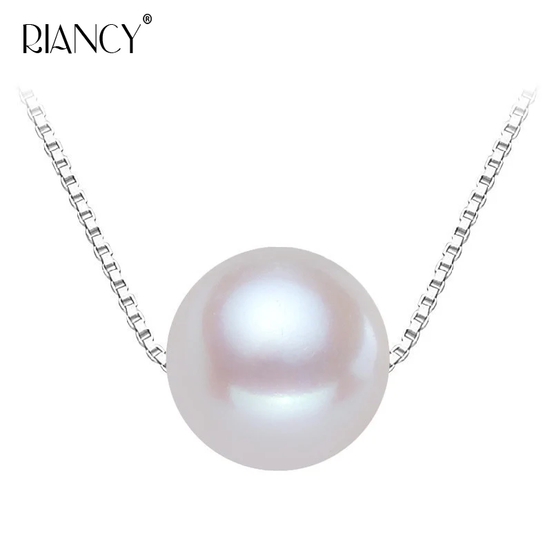 White shell pendant Новая мода Элегантный белый серый корпус 10 мм Имитация Жемчуга Кулон в виде ракушки бусины ювелирные изделия ключицы цепь для женщин - Окраска металла: White shell pendant