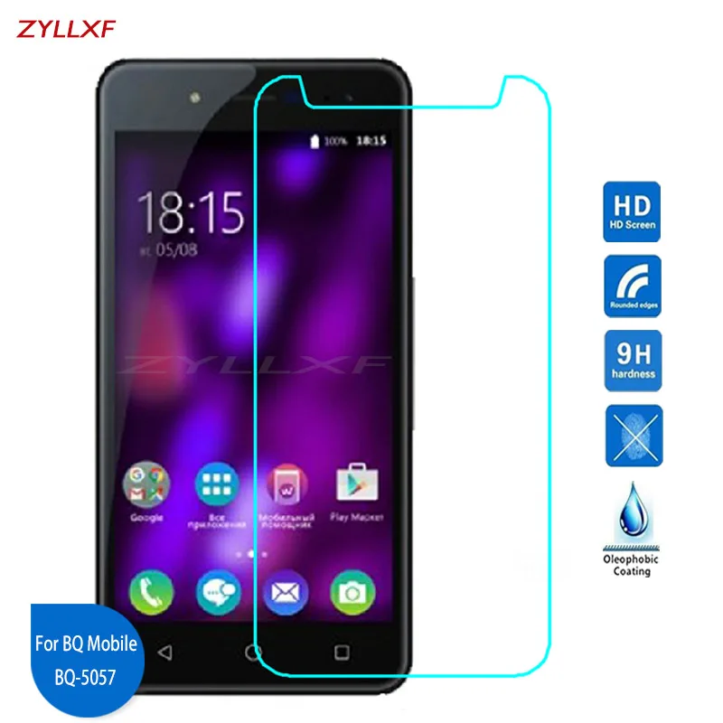 Для BQ Mobile BQ-5057 Strike 2 Защитная пленка из закаленного стекла 5 дюймов 9H 2.5D защитная на