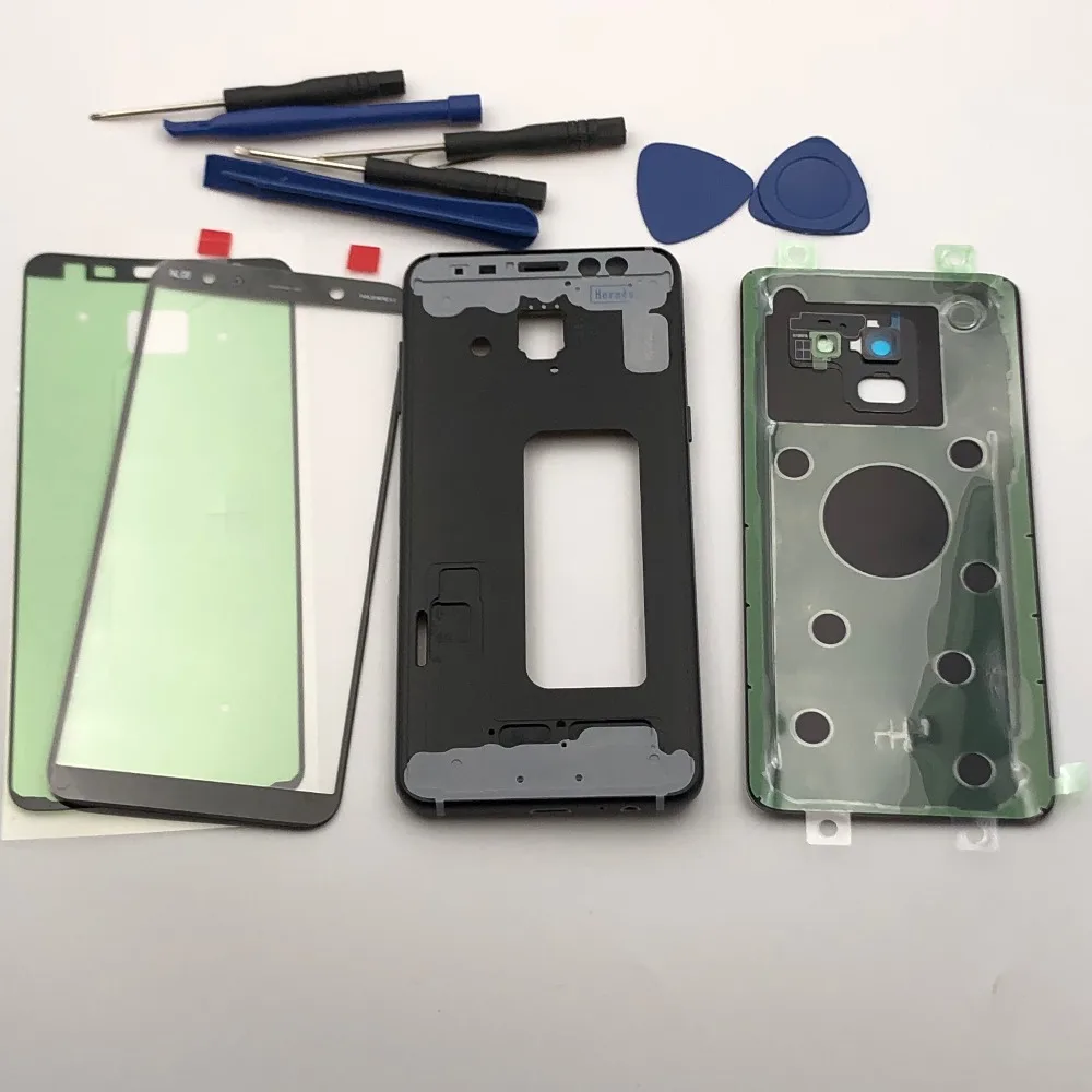 Оригинальный чехол с полным корпусом средняя оправа резиновое уплотнение задняя