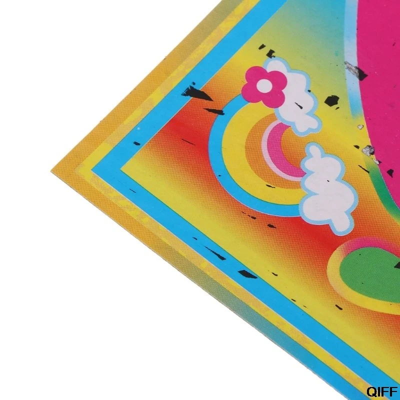10 шт. Узорчатая бумага для скретч Арта Волшебная картина бумага с рисунком палочки детские игрушки Обучающие игрушки для рисования May06