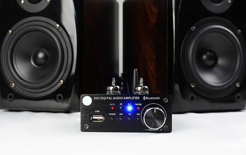 AIYIMA предусилитель усилитель звука предусилитель аудио Bluetooth ламповые усилители HIFI Amplificador с пультом дистанционного управления FM AUX USB