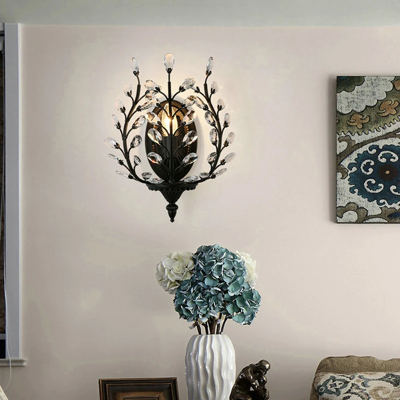 Настенный светильник светодиодный с кристаллами|crystal wall sconces|wall sconceled light |