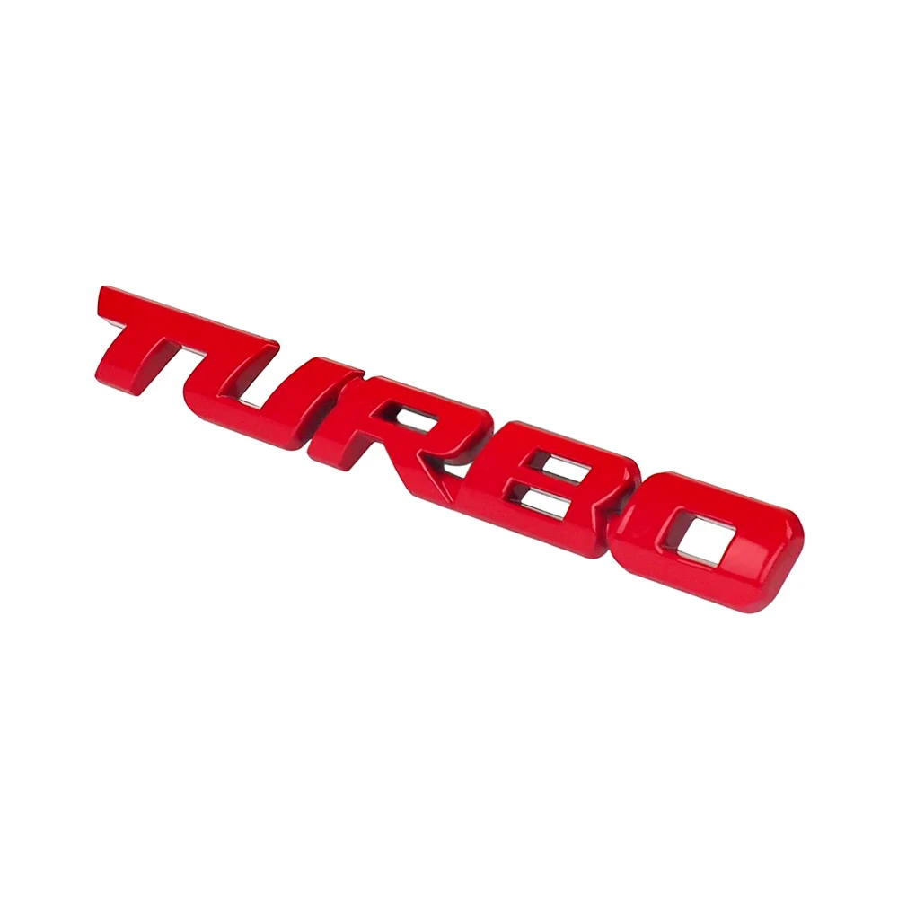 Эмблема Turbo логотип Стикеры 3D металлический наклейки сзади значок задней двери