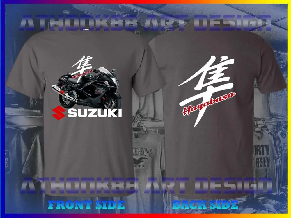 Темно-серый Новинка мотоциклетный мотоцикл Gsx1300R Hayabusa Suz gsx-r модная однотонная мужская футболка без рукавов - Цвет: Темно-серый