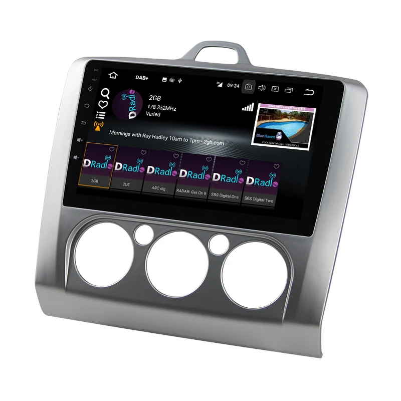 Eunavi 9 inch Android 8 0 автомобиль dvd видео gps плеер для Ford focus 2006 2011 + Wi Fi 4G BT радио RDS PX5