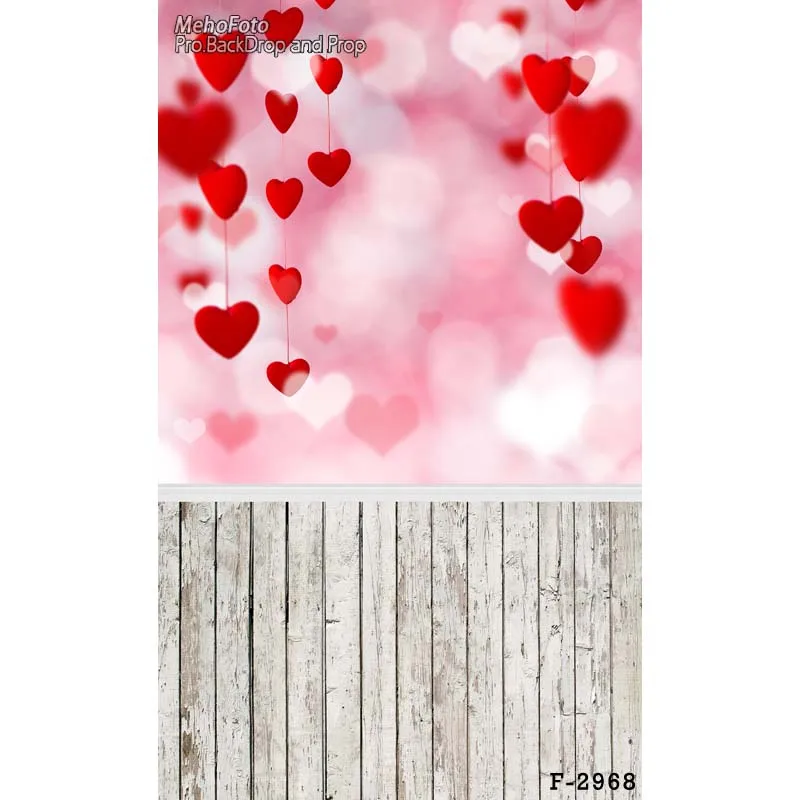 

valentine' day Vinyl cloth photography backdrop Computer Printing background for photo studio backdrop F-2968
