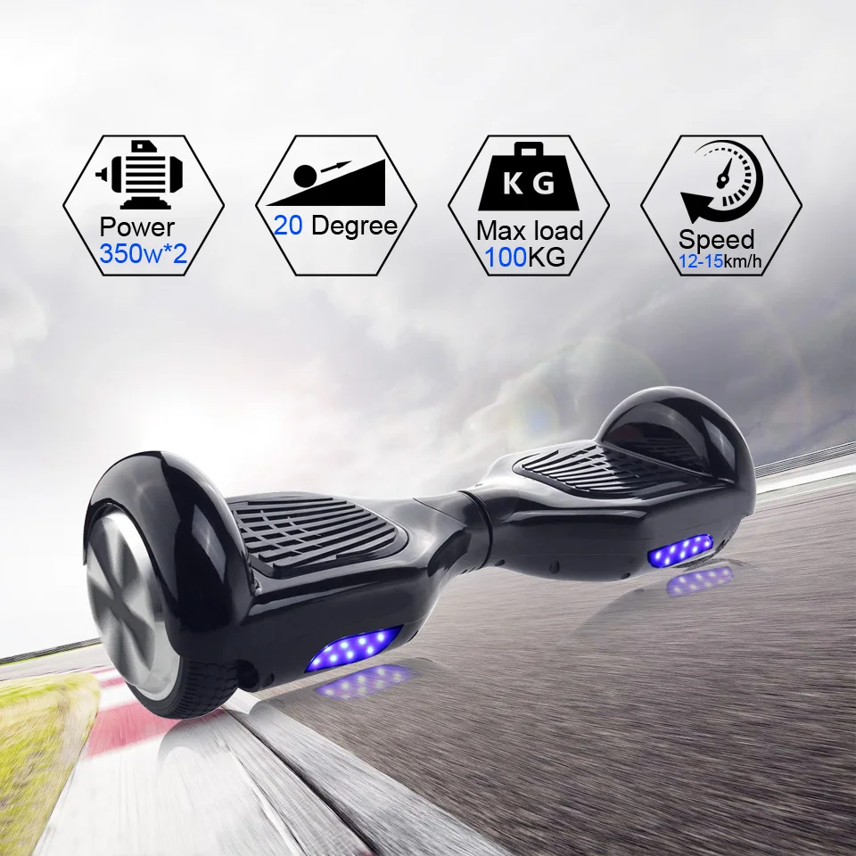 Европейский склад Oxboard Ховерборд 6 5 дюймов Розовый Электрический скейтборд