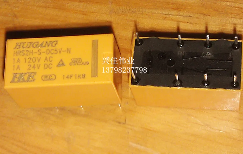 10 шт. HRS2H S DC5V N восемь футов реле Новый оригинальный Аутентичные|Реле| |