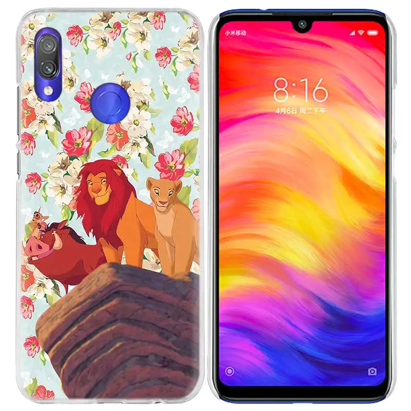06 Жесткий чехол для телефона Hakuna Matata lion king для Xiao mi Red mi Note 7 8T 6 6A Pro S2 5 5A 4X mi A1 A2 9 Note10 8 lite Play F1 - Цвет: 06
