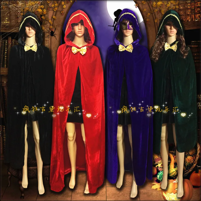 Костюм для косплея на Хэллоуин детей Красная Шапочка Длинные плащи