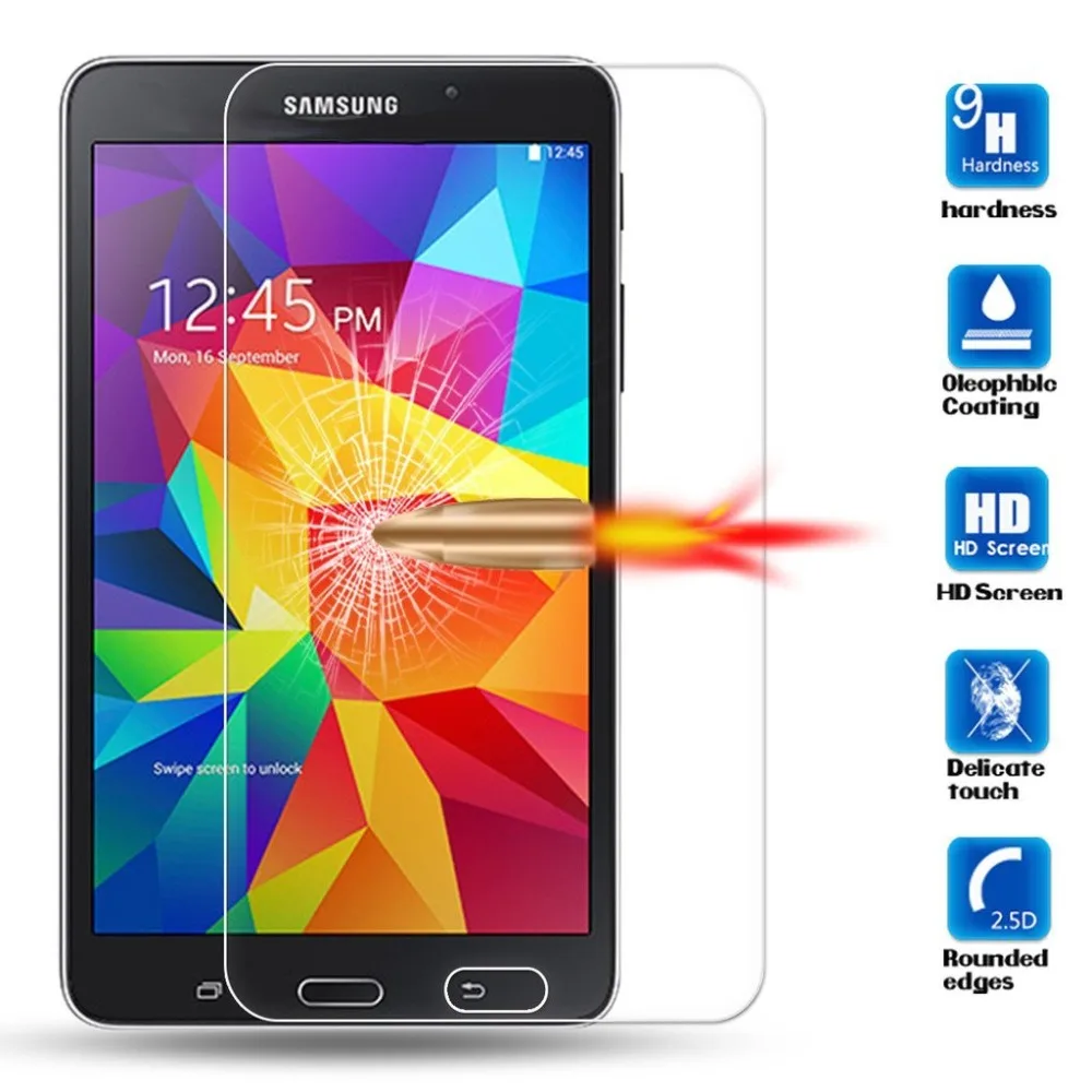 9H 2.5D Закаленное стекло для защиты экрана пленка Samsung Galaxy Tab 4 T230 T231 T235 7 0 дюйма