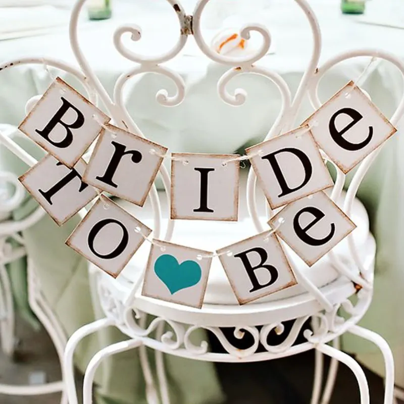 1 Набор 3 м сделай сам для невесты бумажные флаги гирлянда баннеры свадебной