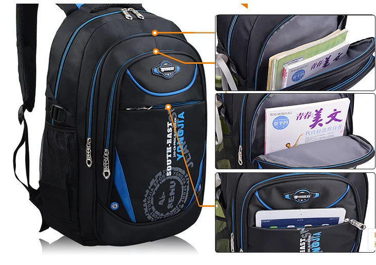 

FAIRY SERAPHIM waterproof teenagers School Bags For Girls Boys Children Backpack Primary School Backpacks Mochila