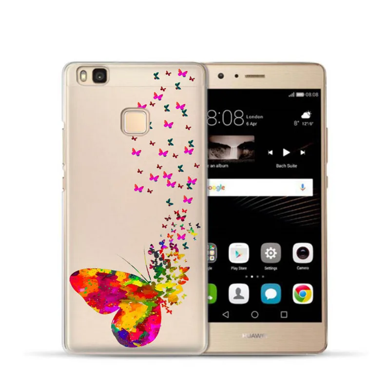 Мягкий прозрачный чехол из ТПУ для Huawei Ascend P8 P9 Lite 2017 P10 P20 lite Plus Ловец снов мягкий