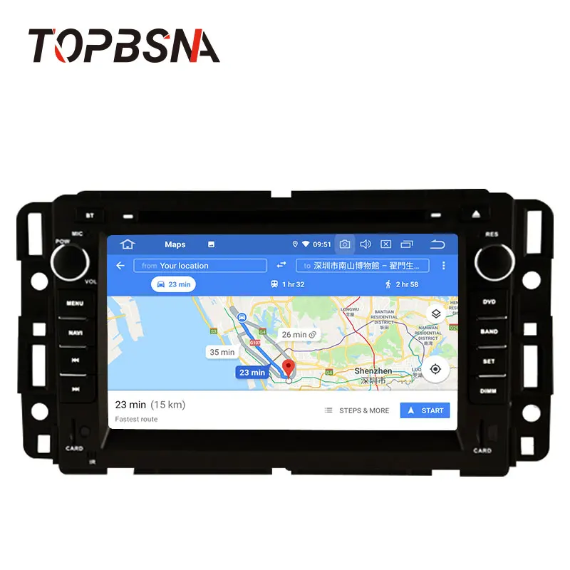 Автомобильный DVD плеер TOPBSNA мультимедийная стерео система на Android 10 с Wi Fi для