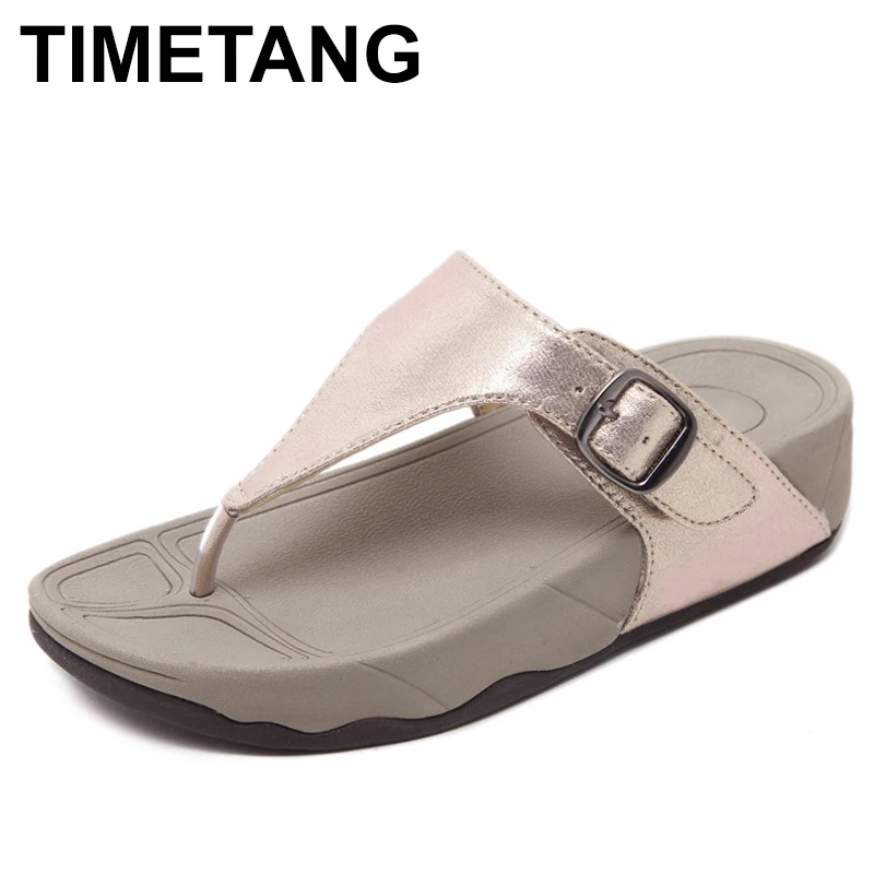 TIMETANG 2021 новые летние женские тапочки без застежки Повседневная обувь на плоской