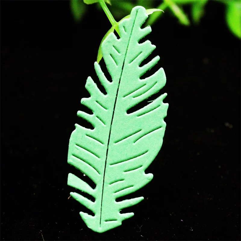 Тропические Monstera листья металла резки трафареты для DIY Скрапбукинг/фотоальбом