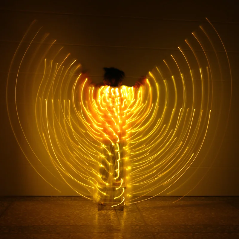 2018 новейшие детские Светодиодные Крылья для танца живота 360 египетские