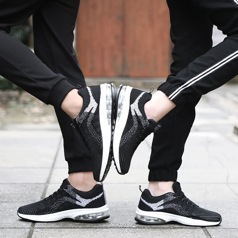 Кроссовки для женщин и мужчин дышащая Спортивная обувь тренировок Уличная бега