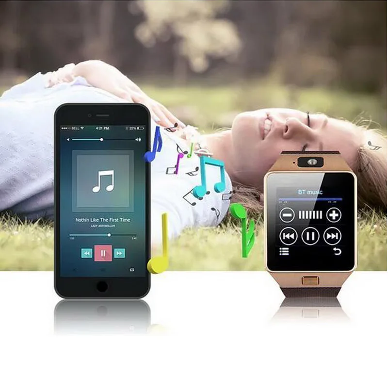 Мужские Смарт часы LETINE DZ09 DZ 09 телефон носимое устройство для Bluetooth подключения