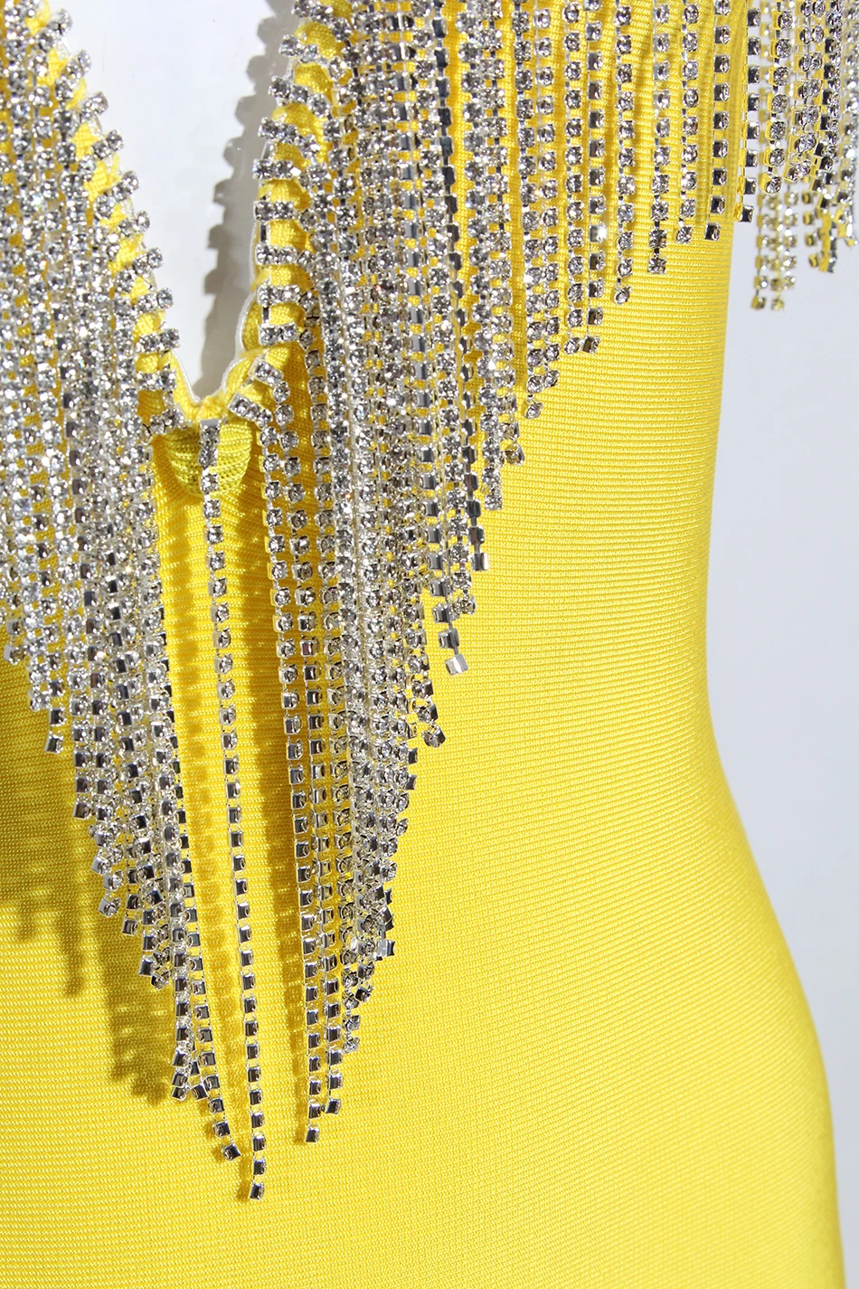 Новинка осени, женское модное сексуальное Бандажное платье, голубое, белое, розовое, черное, с v-образным вырезом, с кисточками, вечерние, рождественское платье