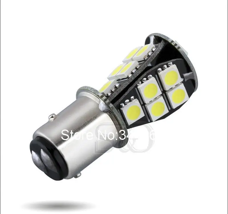 1157 BAY15D 18 SMD LED CANBUS Error Free светодиодный лампы p21/5 Вт Светодиодный ламп автомобиля задний стоп-сигнал светильник, футболка с принтом "автомобиль" светильник источник 12V D030