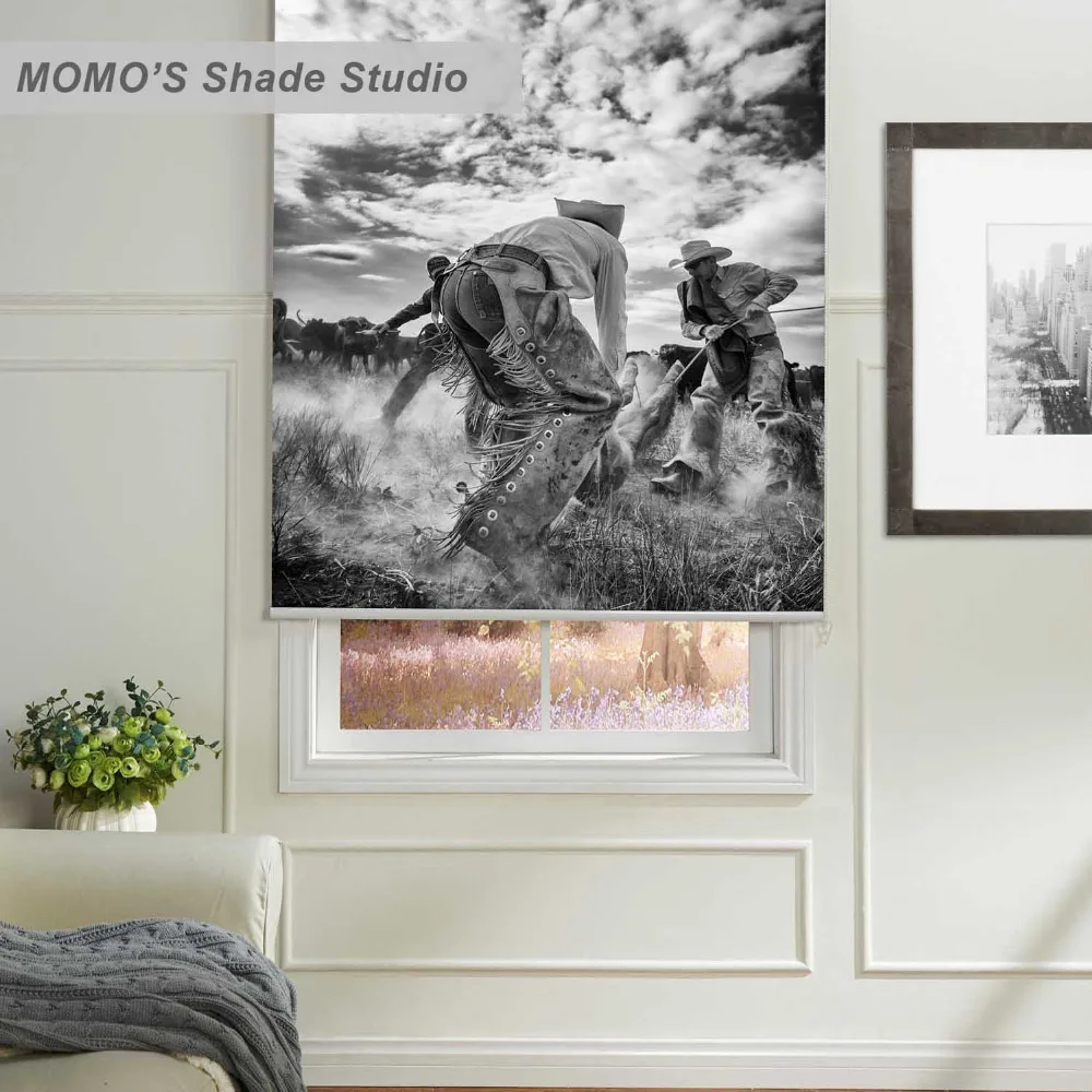 MOMO роликовые жалюзи затемняющие дизайнерские оконные занавески с рисунком