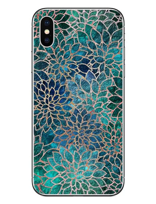 Красивый цветочный чехол для телефона iPhone 7 Plus 6 6s 5 5S SE цветные весы мягкий