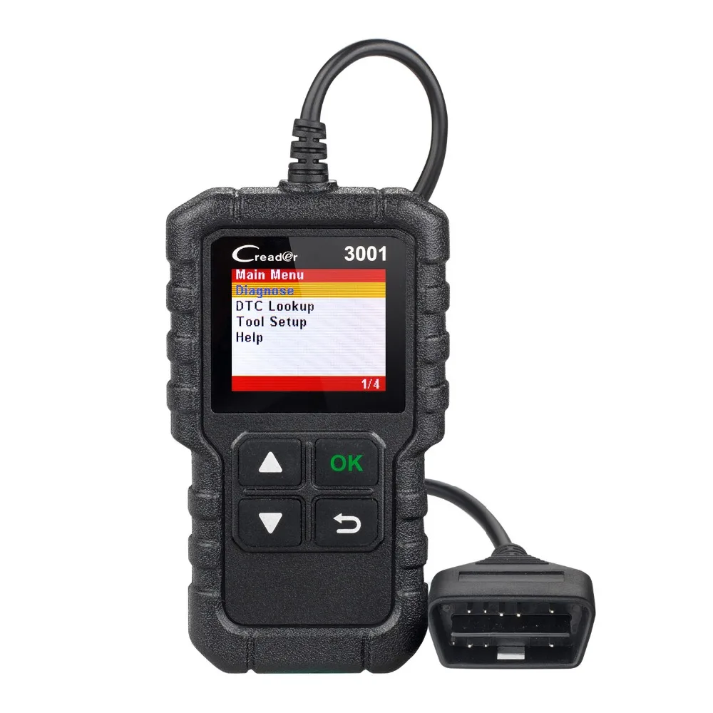 Launch X431 CR3001 автоматический диагностический инструмент с функциями EOBD/OBDII OBD 2 сканер считыватель кода PK OM123 ELM327 V1.5