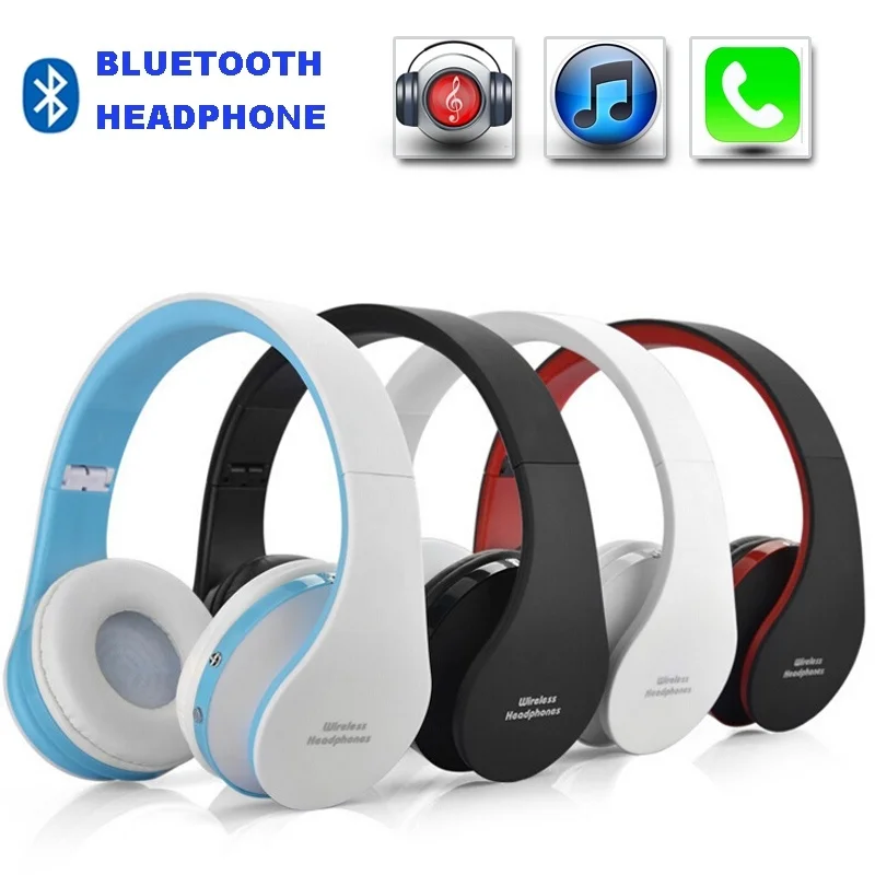 NX-8252 профессиональные складные беспроводные Bluetooth наушники супер стерео бас