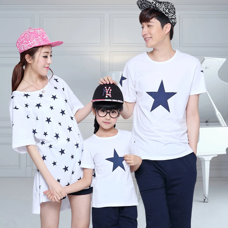 H &amp R 2018 Новая модная семейная одежда хлопковая футболка для мамы папы и ребенка