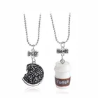 Ожерелье с мини-печеньем Oreo, 2 шт.компл., кулон Любителя кофе