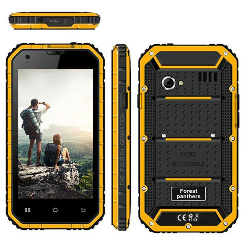 M2 прочный IP68 Водонепроницаемый 3 г смартфон пыле противоударный MTK6580 4 ядра Android 6.0