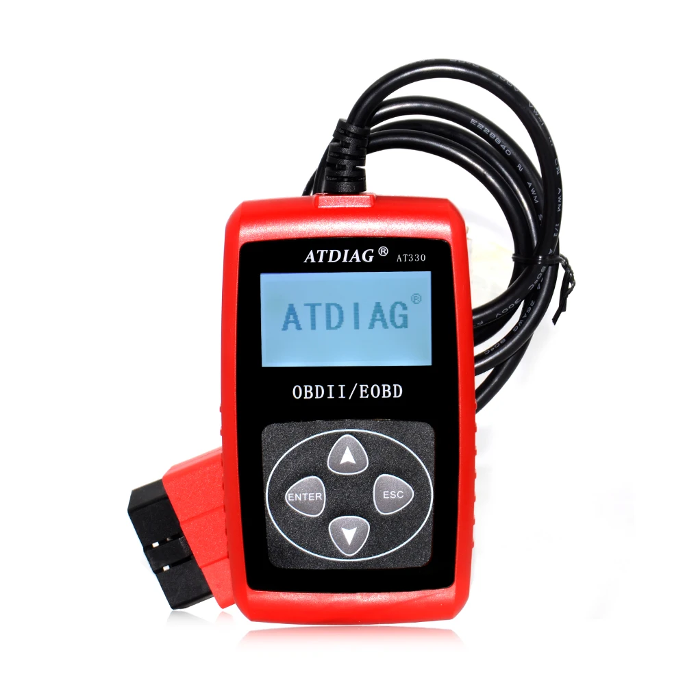 2018 Новое поступление ATDIAG AT330 OBD/EOBD считыватель кодов ошибок двигателя Диагностика