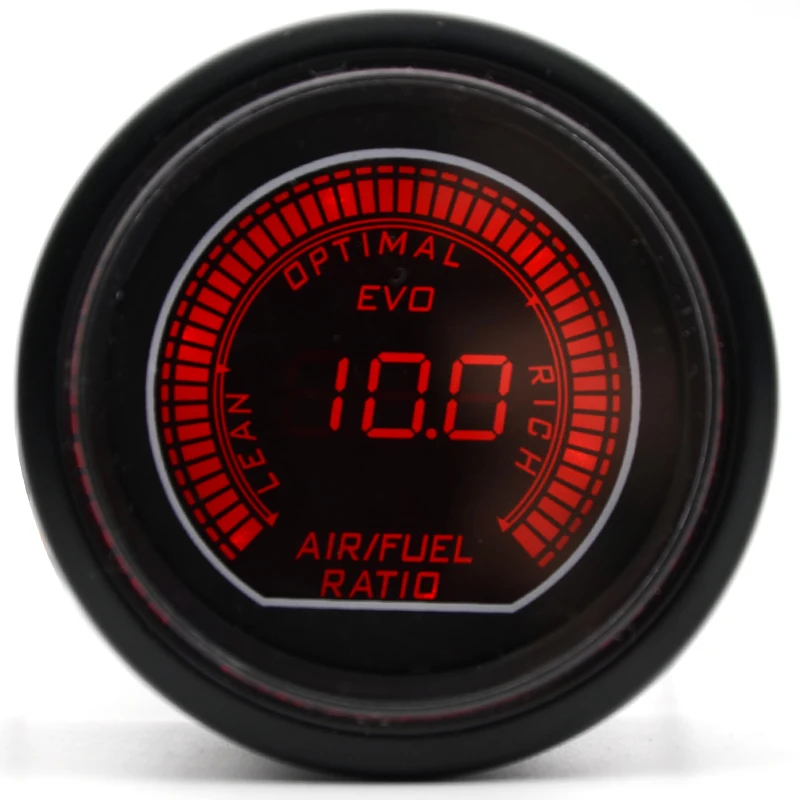 Дракон манометр 52 мм EVO воздушный датчик соотношения топлива красный и синий двойной светодиодный дисплей