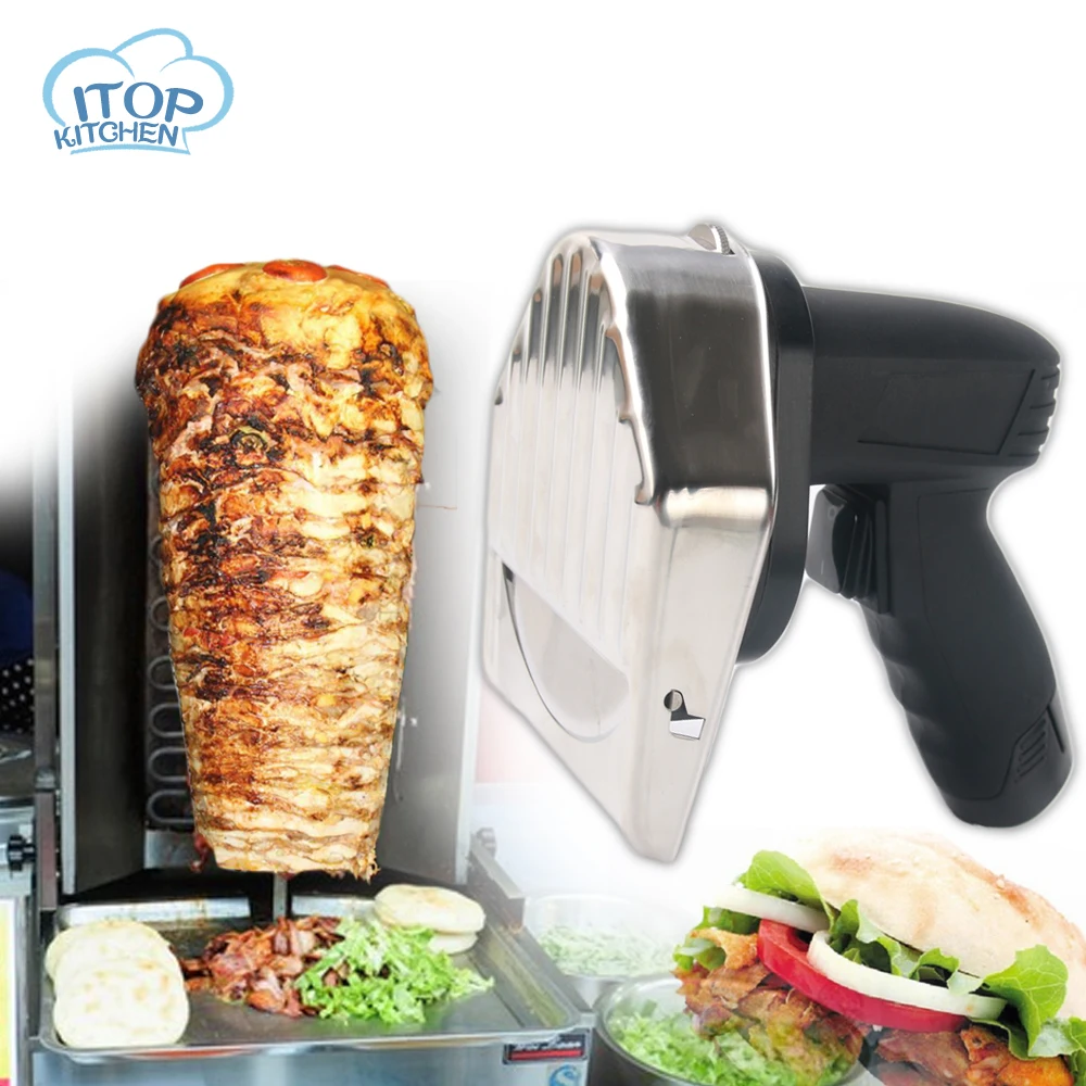 ITOP 0012 04 слайсер для кебаба аккумуляторная Doner нож приготовления шаурмы