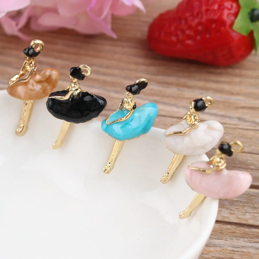 2016 модные 12 шт./лот танцевальные балетные шармы для девочек изысканная