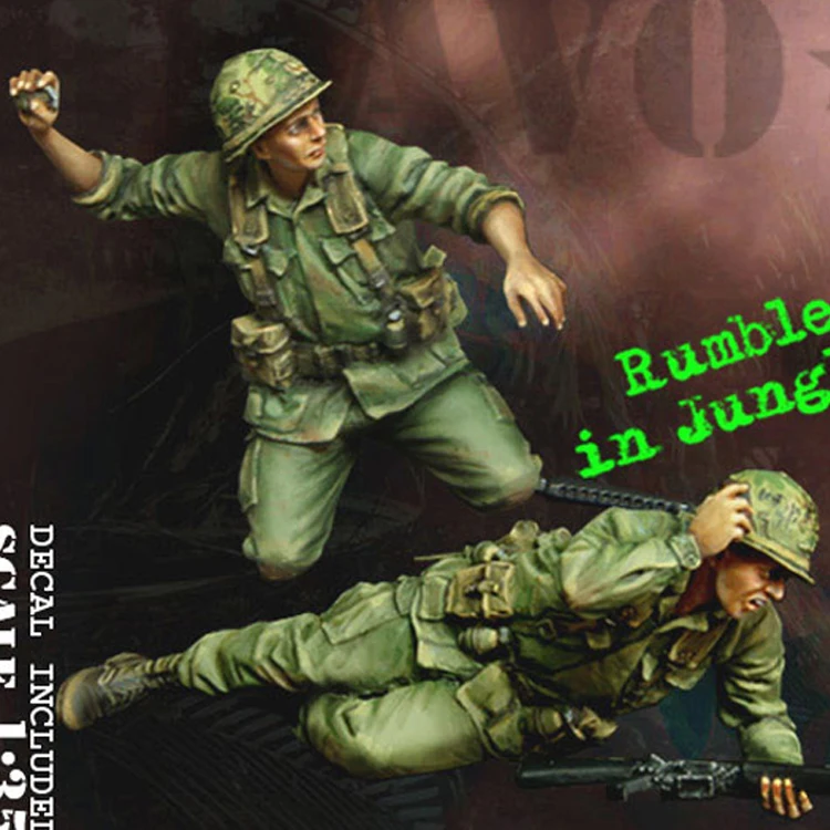 1/35 армия сша инф. (11) Frag out! набор из смолы солдаты GK комбинация сцены военная тема